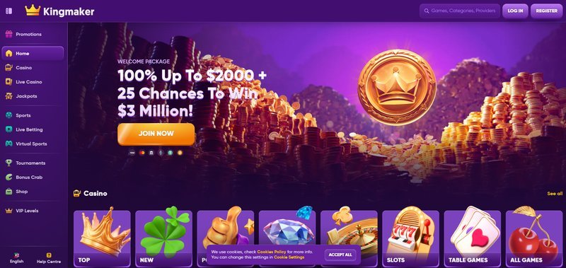 Migliore kingmaker casino a Italy